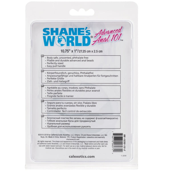 CalExotics Shane's World Advanced Anal 101 - Blue - Extreme Toyz Singapore - https://extremetoyz.com.sg - Sex Toys and Lingerie Online Store - Bondage Gear / Vibrators / Electrosex Toys / Wireless Remote Control Vibes / Sexy Lingerie and Role Play / BDSM / Dungeon Furnitures / Dildos and Strap Ons &nbsp;/ Anal and Prostate Massagers / Anal Douche and Cleaning Aide / Delay Sprays and Gels / Lubricants and more...