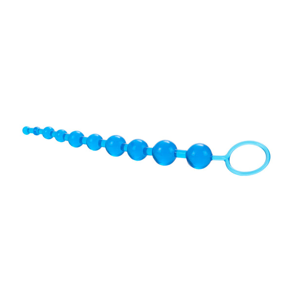 CalExotics X-10 Anal Beads - Blue - Extreme Toyz Singapore - https://extremetoyz.com.sg - Sex Toys and Lingerie Online Store - Bondage Gear / Vibrators / Electrosex Toys / Wireless Remote Control Vibes / Sexy Lingerie and Role Play / BDSM / Dungeon Furnitures / Dildos and Strap Ons &nbsp;/ Anal and Prostate Massagers / Anal Douche and Cleaning Aide / Delay Sprays and Gels / Lubricants and more...