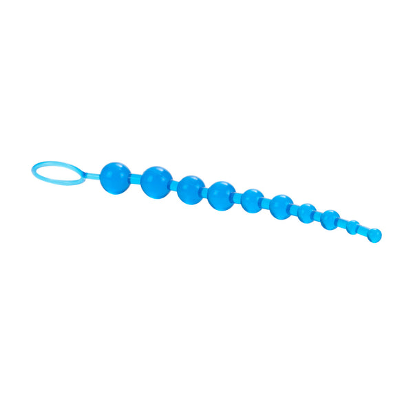 CalExotics X-10 Anal Beads - Blue - Extreme Toyz Singapore - https://extremetoyz.com.sg - Sex Toys and Lingerie Online Store - Bondage Gear / Vibrators / Electrosex Toys / Wireless Remote Control Vibes / Sexy Lingerie and Role Play / BDSM / Dungeon Furnitures / Dildos and Strap Ons &nbsp;/ Anal and Prostate Massagers / Anal Douche and Cleaning Aide / Delay Sprays and Gels / Lubricants and more...