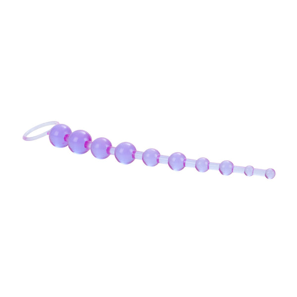 CalExotics X-10 Anal Beads - Purple - Extreme Toyz Singapore - https://extremetoyz.com.sg - Sex Toys and Lingerie Online Store - Bondage Gear / Vibrators / Electrosex Toys / Wireless Remote Control Vibes / Sexy Lingerie and Role Play / BDSM / Dungeon Furnitures / Dildos and Strap Ons &nbsp;/ Anal and Prostate Massagers / Anal Douche and Cleaning Aide / Delay Sprays and Gels / Lubricants and more...