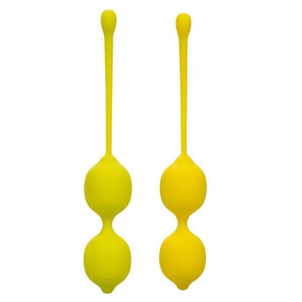 Calexotics Kegel Training Set Lemon - Extreme Toyz Singapore - https://extremetoyz.com.sg - Sex Toys and Lingerie Online Store - Bondage Gear / Vibrators / Electrosex Toys / Wireless Remote Control Vibes / Sexy Lingerie and Role Play / BDSM / Dungeon Furnitures / Dildos and Strap Ons &nbsp;/ Anal and Prostate Massagers / Anal Douche and Cleaning Aide / Delay Sprays and Gels / Lubricants and more...