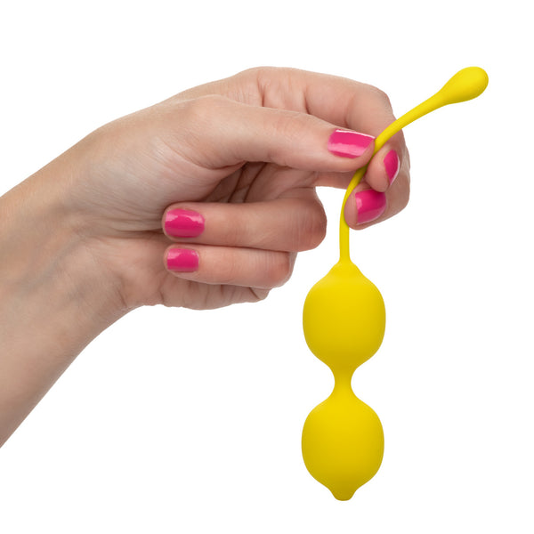 Calexotics Kegel Training Set Lemon - Extreme Toyz Singapore - https://extremetoyz.com.sg - Sex Toys and Lingerie Online Store - Bondage Gear / Vibrators / Electrosex Toys / Wireless Remote Control Vibes / Sexy Lingerie and Role Play / BDSM / Dungeon Furnitures / Dildos and Strap Ons &nbsp;/ Anal and Prostate Massagers / Anal Douche and Cleaning Aide / Delay Sprays and Gels / Lubricants and more...