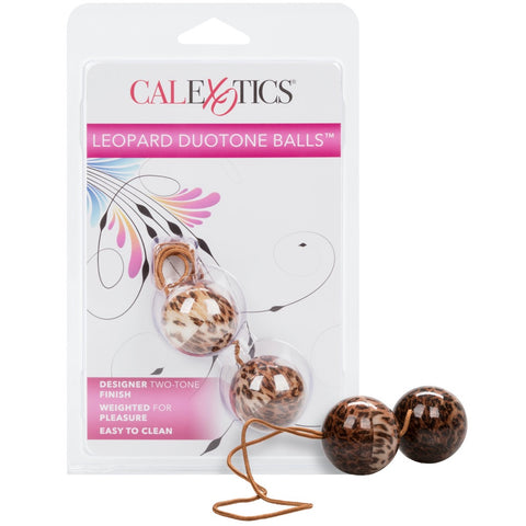 CalExotics Leopard Duotone Balls - Extreme Toyz Singapore - https://extremetoyz.com.sg - Sex Toys and Lingerie Online Store - Bondage Gear / Vibrators / Electrosex Toys / Wireless Remote Control Vibes / Sexy Lingerie and Role Play / BDSM / Dungeon Furnitures / Dildos and Strap Ons / Anal and Prostate Massagers / Anal Douche and Cleaning Aide / Delay Sprays and Gels / Lubricants and more...