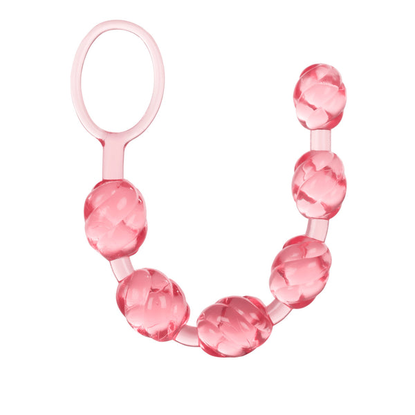 CalExotics Swirl Pleasure Beads - Pink - Extreme Toyz Singapore - https://extremetoyz.com.sg - Sex Toys and Lingerie Online Store - Bondage Gear / Vibrators / Electrosex Toys / Wireless Remote Control Vibes / Sexy Lingerie and Role Play / BDSM / Dungeon Furnitures / Dildos and Strap Ons &nbsp;/ Anal and Prostate Massagers / Anal Douche and Cleaning Aide / Delay Sprays and Gels / Lubricants and more...