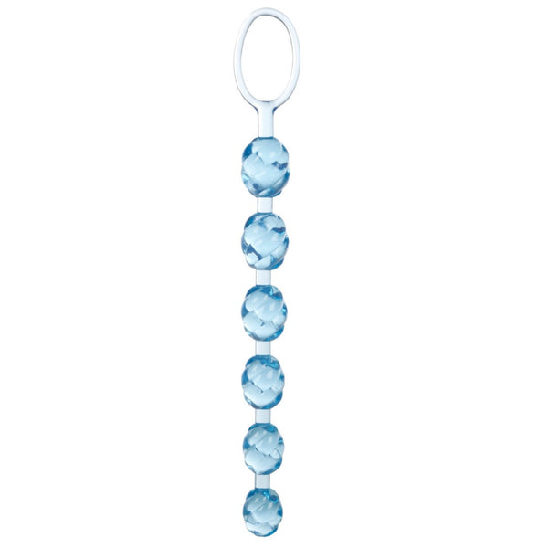 CalExotics Swirl Pleasure Beads - Blue - Extreme Toyz Singapore - https://extremetoyz.com.sg - Sex Toys and Lingerie Online Store - Bondage Gear / Vibrators / Electrosex Toys / Wireless Remote Control Vibes / Sexy Lingerie and Role Play / BDSM / Dungeon Furnitures / Dildos and Strap Ons &nbsp;/ Anal and Prostate Massagers / Anal Douche and Cleaning Aide / Delay Sprays and Gels / Lubricants and more...