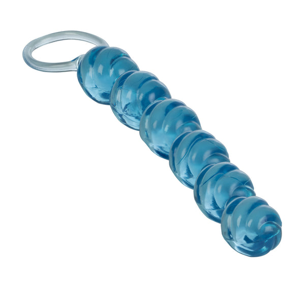 CalExotics Swirl Pleasure Beads - Blue - Extreme Toyz Singapore - https://extremetoyz.com.sg - Sex Toys and Lingerie Online Store - Bondage Gear / Vibrators / Electrosex Toys / Wireless Remote Control Vibes / Sexy Lingerie and Role Play / BDSM / Dungeon Furnitures / Dildos and Strap Ons &nbsp;/ Anal and Prostate Massagers / Anal Douche and Cleaning Aide / Delay Sprays and Gels / Lubricants and more...