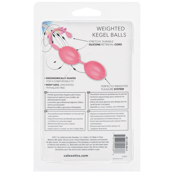 CalExotics Weighted Kegel Balls (2 Colours Available) - Extreme Toyz Singapore - https://extremetoyz.com.sg - Sex Toys and Lingerie Online Store - Bondage Gear / Vibrators / Electrosex Toys / Wireless Remote Control Vibes / Sexy Lingerie and Role Play / BDSM / Dungeon Furnitures / Dildos and Strap Ons &nbsp;/ Anal and Prostate Massagers / Anal Douche and Cleaning Aide / Delay Sprays and Gels / Lubricants and more...