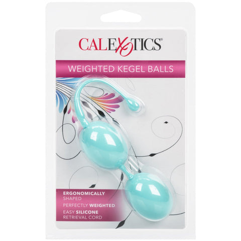 CalExotics Kegel Collection Weighted Kegel Balls - Teal - Extreme Toyz Singapore - https://extremetoyz.com.sg - Sex Toys and Lingerie Online Store - Bondage Gear / Vibrators / Electrosex Toys / Wireless Remote Control Vibes / Sexy Lingerie and Role Play / BDSM / Dungeon Furnitures / Dildos and Strap Ons &nbsp;/ Anal and Prostate Massagers / Anal Douche and Cleaning Aide / Delay Sprays and Gels / Lubricants and more...