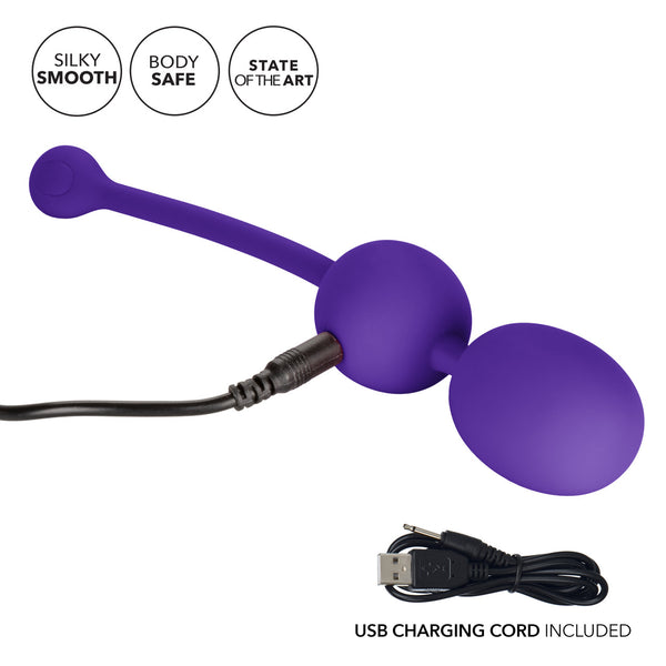 CalExotics Rechargeable Dual Kegel - Extreme Toyz Singapore - https://extremetoyz.com.sg - Sex Toys and Lingerie Online Store - Bondage Gear / Vibrators / Electrosex Toys / Wireless Remote Control Vibes / Sexy Lingerie and Role Play / BDSM / Dungeon Furnitures / Dildos and Strap Ons &nbsp;/ Anal and Prostate Massagers / Anal Douche and Cleaning Aide / Delay Sprays and Gels / Lubricants and more...