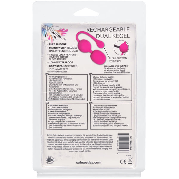 Kegel Collection Rechargeable Dual Kegel - Pink