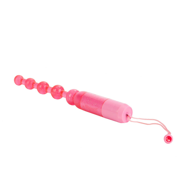 CalExotics Waterproof Vibrating Pleasure Beads - Pink - Extreme Toyz Singapore - https://extremetoyz.com.sg - Sex Toys and Lingerie Online Store - Bondage Gear / Vibrators / Electrosex Toys / Wireless Remote Control Vibes / Sexy Lingerie and Role Play / BDSM / Dungeon Furnitures / Dildos and Strap Ons &nbsp;/ Anal and Prostate Massagers / Anal Douche and Cleaning Aide / Delay Sprays and Gels / Lubricants and more...