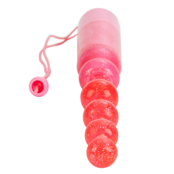 CalExotics Waterproof Vibrating Pleasure Beads - Pink - Extreme Toyz Singapore - https://extremetoyz.com.sg - Sex Toys and Lingerie Online Store - Bondage Gear / Vibrators / Electrosex Toys / Wireless Remote Control Vibes / Sexy Lingerie and Role Play / BDSM / Dungeon Furnitures / Dildos and Strap Ons &nbsp;/ Anal and Prostate Massagers / Anal Douche and Cleaning Aide / Delay Sprays and Gels / Lubricants and more...