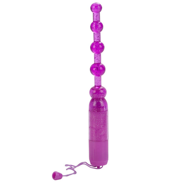 CalExotics Waterproof Vibrating Pleasure Beads - Purple - Extreme Toyz Singapore - https://extremetoyz.com.sg - Sex Toys and Lingerie Online Store - Bondage Gear / Vibrators / Electrosex Toys / Wireless Remote Control Vibes / Sexy Lingerie and Role Play / BDSM / Dungeon Furnitures / Dildos and Strap Ons &nbsp;/ Anal and Prostate Massagers / Anal Douche and Cleaning Aide / Delay Sprays and Gels / Lubricants and more...