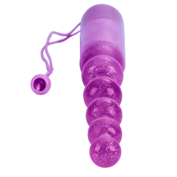 CalExotics Waterproof Vibrating Pleasure Beads - Purple - Extreme Toyz Singapore - https://extremetoyz.com.sg - Sex Toys and Lingerie Online Store - Bondage Gear / Vibrators / Electrosex Toys / Wireless Remote Control Vibes / Sexy Lingerie and Role Play / BDSM / Dungeon Furnitures / Dildos and Strap Ons &nbsp;/ Anal and Prostate Massagers / Anal Douche and Cleaning Aide / Delay Sprays and Gels / Lubricants and more...