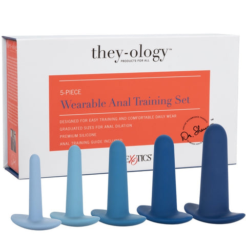 CalExotics They-ology 5-Piece Wearable Anal Training Set - Extreme Toyz Singapore - https://extremetoyz.com.sg - Sex Toys and Lingerie Online Store - Bondage Gear / Vibrators / Electrosex Toys / Wireless Remote Control Vibes / Sexy Lingerie and Role Play / BDSM / Dungeon Furnitures / Dildos and Strap Ons &nbsp;/ Anal and Prostate Massagers / Anal Douche and Cleaning Aide / Delay Sprays and Gels / Lubricants and more...
