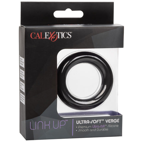 CalExotics Link Up Ultra-Soft Verge Cock Ring - Extreme Toyz Singapore - https://extremetoyz.com.sg - Sex Toys and Lingerie Online Store - Bondage Gear / Vibrators / Electrosex Toys / Wireless Remote Control Vibes / Sexy Lingerie and Role Play / BDSM / Dungeon Furnitures / Dildos and Strap Ons &nbsp;/ Anal and Prostate Massagers / Anal Douche and Cleaning Aide / Delay Sprays and Gels / Lubricants and more...