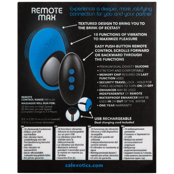 CalExotics Link up Remote Max Rechargeable Vibrating Silicone Cock Ring - Extreme Toyz Singapore - https://extremetoyz.com.sg - Sex Toys and Lingerie Online Store - Bondage Gear / Vibrators / Electrosex Toys / Wireless Remote Control Vibes / Sexy Lingerie and Role Play / BDSM / Dungeon Furnitures / Dildos and Strap Ons &nbsp;/ Anal and Prostate Massagers / Anal Douche and Cleaning Aide / Delay Sprays and Gels / Lubricants and more...