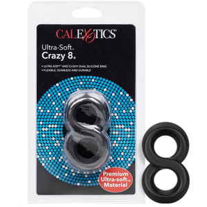 CalExotics Rings! Ultra-Soft Crazy 8 Dual Silicone Ring - Extreme Toyz Singapore - https://extremetoyz.com.sg - Sex Toys and Lingerie Online Store - Bondage Gear / Vibrators / Electrosex Toys / Wireless Remote Control Vibes / Sexy Lingerie and Role Play / BDSM / Dungeon Furnitures / Dildos and Strap Ons &nbsp;/ Anal and Prostate Massagers / Anal Douche and Cleaning Aide / Delay Sprays and Gels / Lubricants and more...