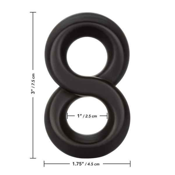 CalExotics Rings! Ultra-Soft Crazy 8 Dual Silicone Ring - Extreme Toyz Singapore - https://extremetoyz.com.sg - Sex Toys and Lingerie Online Store - Bondage Gear / Vibrators / Electrosex Toys / Wireless Remote Control Vibes / Sexy Lingerie and Role Play / BDSM / Dungeon Furnitures / Dildos and Strap Ons &nbsp;/ Anal and Prostate Massagers / Anal Douche and Cleaning Aide / Delay Sprays and Gels / Lubricants and more...