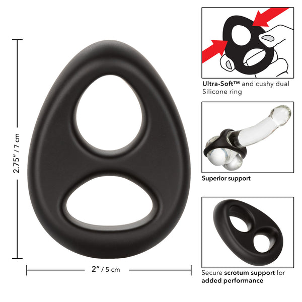 CalExotics Rings! Ultra-Soft Silicone Dual Ring - Extreme Toyz Singapore - https://extremetoyz.com.sg - Sex Toys and Lingerie Online Store - Bondage Gear / Vibrators / Electrosex Toys / Wireless Remote Control Vibes / Sexy Lingerie and Role Play / BDSM / Dungeon Furnitures / Dildos and Strap Ons &nbsp;/ Anal and Prostate Massagers / Anal Douche and Cleaning Aide / Delay Sprays and Gels / Lubricants and more...