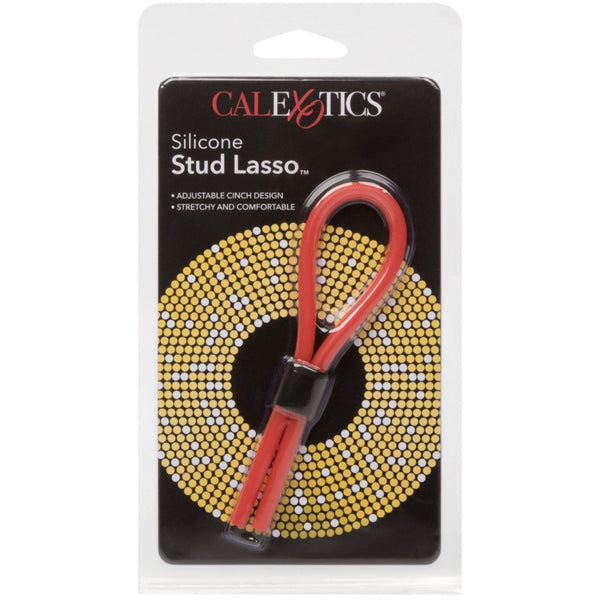 CalExotics Rings! Silicone Stud Lasso - Red - Extreme Toyz Singapore - https://extremetoyz.com.sg - Sex Toys and Lingerie Online Store - Bondage Gear / Vibrators / Electrosex Toys / Wireless Remote Control Vibes / Sexy Lingerie and Role Play / BDSM / Dungeon Furnitures / Dildos and Strap Ons &nbsp;/ Anal and Prostate Massagers / Anal Douche and Cleaning Aide / Delay Sprays and Gels / Lubricants and more...