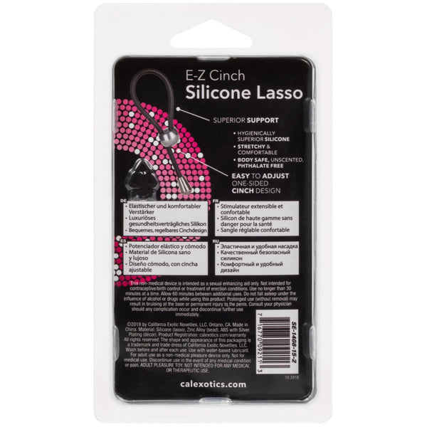 CalExotics Rings! E-Z Cinch Silicone Lasso - Extreme Toyz Singapore - https://extremetoyz.com.sg - Sex Toys and Lingerie Online Store - Bondage Gear / Vibrators / Electrosex Toys / Wireless Remote Control Vibes / Sexy Lingerie and Role Play / BDSM / Dungeon Furnitures / Dildos and Strap Ons &nbsp;/ Anal and Prostate Massagers / Anal Douche and Cleaning Aide / Delay Sprays and Gels / Lubricants and more...