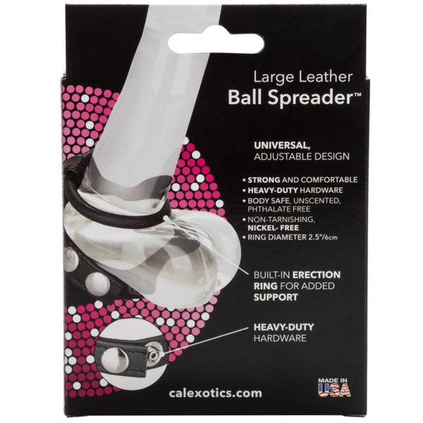 CalExotics Rings! Large Leather Ball Spreader - Extreme Toyz Singapore - https://extremetoyz.com.sg - Sex Toys and Lingerie Online Store - Bondage Gear / Vibrators / Electrosex Toys / Wireless Remote Control Vibes / Sexy Lingerie and Role Play / BDSM / Dungeon Furnitures / Dildos and Strap Ons &nbsp;/ Anal and Prostate Massagers / Anal Douche and Cleaning Aide / Delay Sprays and Gels / Lubricants and more...