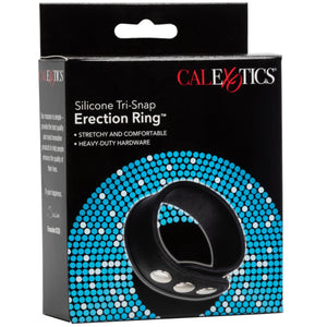 CalExotics Rings! Silicone Tri-Snap Erection Ring - Extreme Toyz Singapore - https://extremetoyz.com.sg - Sex Toys and Lingerie Online Store - Bondage Gear / Vibrators / Electrosex Toys / Wireless Remote Control Vibes / Sexy Lingerie and Role Play / BDSM / Dungeon Furnitures / Dildos and Strap Ons &nbsp;/ Anal and Prostate Massagers / Anal Douche and Cleaning Aide / Delay Sprays and Gels / Lubricants and more...