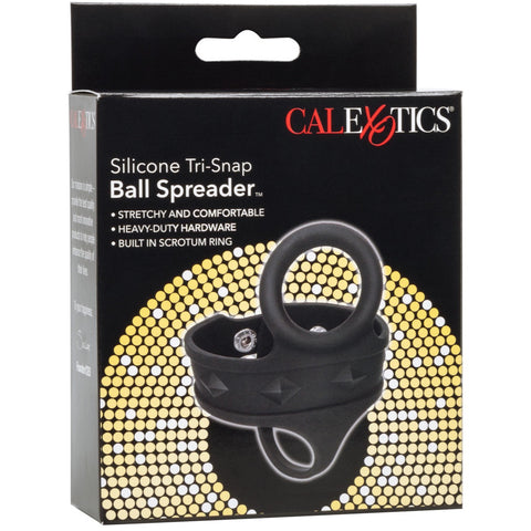 CalExotics Silicone Tri-Snap Ball Spreader - Extreme Toyz Singapore - https://extremetoyz.com.sg - Sex Toys and Lingerie Online Store