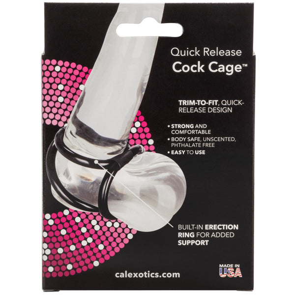 CalExotics Rings! Quick Release Cock Cage - Extreme Toyz Singapore - https://extremetoyz.com.sg - Sex Toys and Lingerie Online Store - Bondage Gear / Vibrators / Electrosex Toys / Wireless Remote Control Vibes / Sexy Lingerie and Role Play / BDSM / Dungeon Furnitures / Dildos and Strap Ons &nbsp;/ Anal and Prostate Massagers / Anal Douche and Cleaning Aide / Delay Sprays and Gels / Lubricants and more...