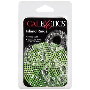 CalExotics Island Rings - Clear - Extreme Toyz Singapore - https://extremetoyz.com.sg - Sex Toys and Lingerie Online Store - Bondage Gear / Vibrators / Electrosex Toys / Wireless Remote Control Vibes / Sexy Lingerie and Role Play / BDSM / Dungeon Furnitures / Dildos and Strap Ons &nbsp;/ Anal and Prostate Massagers / Anal Douche and Cleaning Aide / Delay Sprays and Gels / Lubricants and more...