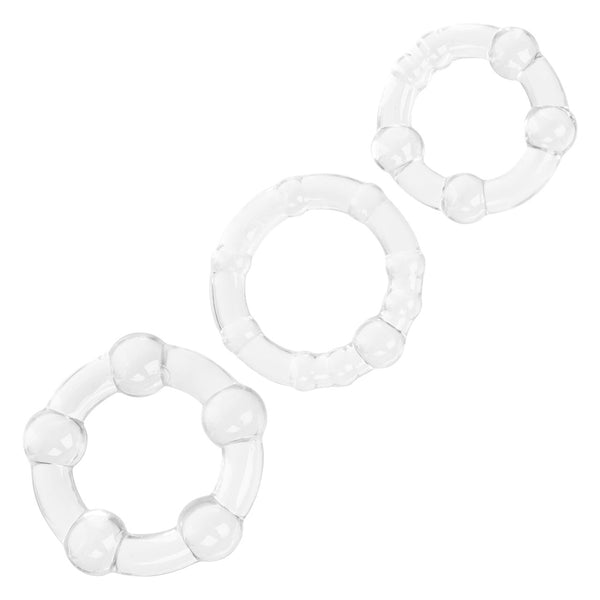CalExotics Island Rings - Clear - Extreme Toyz Singapore - https://extremetoyz.com.sg - Sex Toys and Lingerie Online Store - Bondage Gear / Vibrators / Electrosex Toys / Wireless Remote Control Vibes / Sexy Lingerie and Role Play / BDSM / Dungeon Furnitures / Dildos and Strap Ons &nbsp;/ Anal and Prostate Massagers / Anal Douche and Cleaning Aide / Delay Sprays and Gels / Lubricants and more...