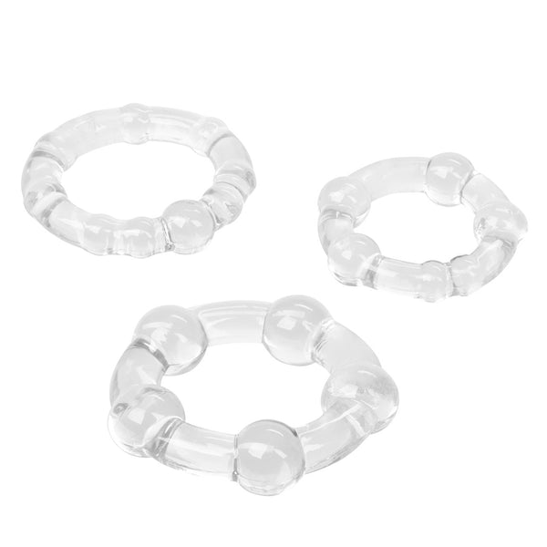 CalExotics Island Rings - Clear - Extreme Toyz Singapore - https://extremetoyz.com.sg - Sex Toys and Lingerie Online Store - Bondage Gear / Vibrators / Electrosex Toys / Wireless Remote Control Vibes / Sexy Lingerie and Role Play / BDSM / Dungeon Furnitures / Dildos and Strap Ons &nbsp;/ Anal and Prostate Massagers / Anal Douche and Cleaning Aide / Delay Sprays and Gels / Lubricants and more...