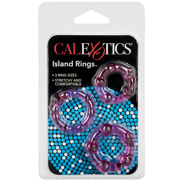 CalExotics Island Rings - Pink - Extreme Toyz Singapore - https://extremetoyz.com.sg - Sex Toys and Lingerie Online Store - Bondage Gear / Vibrators / Electrosex Toys / Wireless Remote Control Vibes / Sexy Lingerie and Role Play / BDSM / Dungeon Furnitures / Dildos and Strap Ons &nbsp;/ Anal and Prostate Massagers / Anal Douche and Cleaning Aide / Delay Sprays and Gels / Lubricants and more...