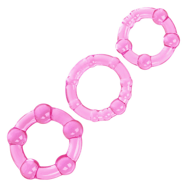 CalExotics Island Rings - Pink - Extreme Toyz Singapore - https://extremetoyz.com.sg - Sex Toys and Lingerie Online Store - Bondage Gear / Vibrators / Electrosex Toys / Wireless Remote Control Vibes / Sexy Lingerie and Role Play / BDSM / Dungeon Furnitures / Dildos and Strap Ons &nbsp;/ Anal and Prostate Massagers / Anal Douche and Cleaning Aide / Delay Sprays and Gels / Lubricants and more...