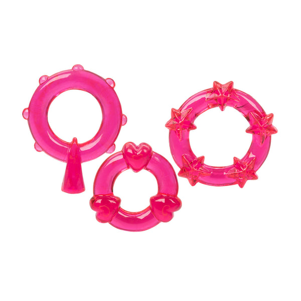 CalExotics Magic C-Rings - Red - Extreme Toyz Singapore - https://extremetoyz.com.sg - Sex Toys and Lingerie Online Store - Bondage Gear / Vibrators / Electrosex Toys / Wireless Remote Control Vibes / Sexy Lingerie and Role Play / BDSM / Dungeon Furnitures / Dildos and Strap Ons &nbsp;/ Anal and Prostate Massagers / Anal Douche and Cleaning Aide / Delay Sprays and Gels / Lubricants and more...