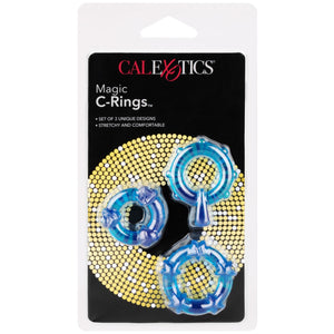 CalExotics Magic C-Rings - Blue - Extreme Toyz Singapore - https://extremetoyz.com.sg - Sex Toys and Lingerie Online Store - Bondage Gear / Vibrators / Electrosex Toys / Wireless Remote Control Vibes / Sexy Lingerie and Role Play / BDSM / Dungeon Furnitures / Dildos and Strap Ons &nbsp;/ Anal and Prostate Massagers / Anal Douche and Cleaning Aide / Delay Sprays and Gels / Lubricants and more...