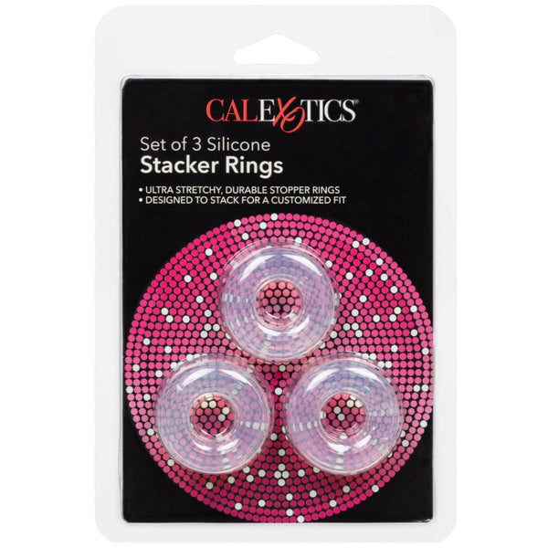 CalExotics Rings! Set of 3 Silicone Stacker Rings - Extreme Toyz Singapore - https://extremetoyz.com.sg - Sex Toys and Lingerie Online Store - Bondage Gear / Vibrators / Electrosex Toys / Wireless Remote Control Vibes / Sexy Lingerie and Role Play / BDSM / Dungeon Furnitures / Dildos and Strap Ons &nbsp;/ Anal and Prostate Massagers / Anal Douche and Cleaning Aide / Delay Sprays and Gels / Lubricants and more...