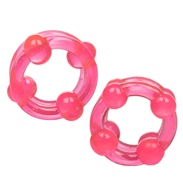 CalExotics Rings! Island Rings Double Stacker - Pink - Extreme Toyz Singapore - https://extremetoyz.com.sg - Sex Toys and Lingerie Online Store - Bondage Gear / Vibrators / Electrosex Toys / Wireless Remote Control Vibes / Sexy Lingerie and Role Play / BDSM / Dungeon Furnitures / Dildos and Strap Ons &nbsp;/ Anal and Prostate Massagers / Anal Douche and Cleaning Aide / Delay Sprays and Gels / Lubricants and more...