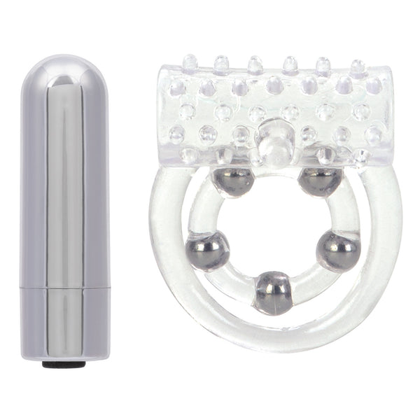 Couple's Enhancers 5 Bead Maximus Rechargeable Vibrating Cock Ring