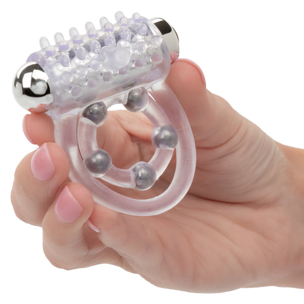 Couple's Enhancers 5 Bead Maximus Rechargeable Vibrating Cock Ring