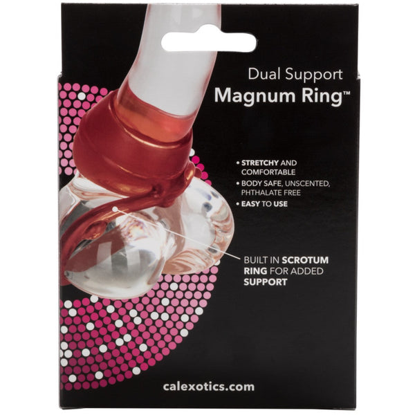 CalExotics Rings! Dual Support Magnum Ring - Extreme Toyz Singapore - https://extremetoyz.com.sg - Sex Toys and Lingerie Online Store - Bondage Gear / Vibrators / Electrosex Toys / Wireless Remote Control Vibes / Sexy Lingerie and Role Play / BDSM / Dungeon Furnitures / Dildos and Strap Ons &nbsp;/ Anal and Prostate Massagers / Anal Douche and Cleaning Aide / Delay Sprays and Gels / Lubricants and more...