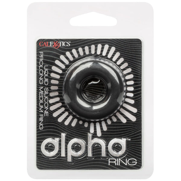 CalExotics Alpha Liquid Silicone Prolong Medium Ring - Extreme Toyz Singapore - https://extremetoyz.com.sg - Sex Toys and Lingerie Online Store - Bondage Gear / Vibrators / Electrosex Toys / Wireless Remote Control Vibes / Sexy Lingerie and Role Play / BDSM / Dungeon Furnitures / Dildos and Strap Ons &nbsp;/ Anal and Prostate Massagers / Anal Douche and Cleaning Aide / Delay Sprays and Gels / Lubricants and more...