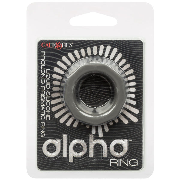 CalExotics Alpha Liquid Silicone Prolong Prismatic Ring - Extreme Toyz Singapore - https://extremetoyz.com.sg - Sex Toys and Lingerie Online Store - Bondage Gear / Vibrators / Electrosex Toys / Wireless Remote Control Vibes / Sexy Lingerie and Role Play / BDSM / Dungeon Furnitures / Dildos and Strap Ons &nbsp;/ Anal and Prostate Massagers / Anal Douche and Cleaning Aide / Delay Sprays and Gels / Lubricants and more...