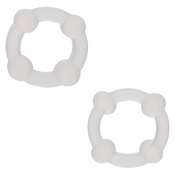 Alpha Liquid Silicone Double Stacker - Clear