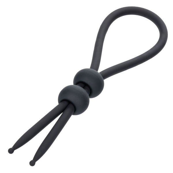 Alpha Liquid Silicone Dual Lasso - Black