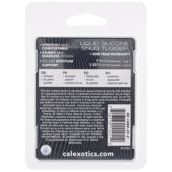 Alpha Liquid Silicone Snug Tugger - Black