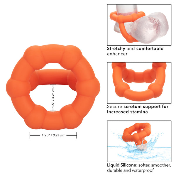 CalExotics Alpha Liquid Silicone All Star Ring - Extreme Toyz Singapore - https://extremetoyz.com.sg - Sex Toys and Lingerie Online Store - Bondage Gear / Vibrators / Electrosex Toys / Wireless Remote Control Vibes / Sexy Lingerie and Role Play / BDSM / Dungeon Furnitures / Dildos and Strap Ons &nbsp;/ Anal and Prostate Massagers / Anal Douche and Cleaning Aide / Delay Sprays and Gels / Lubricants and more...