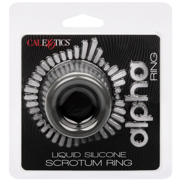 CalExotics Alpha Liquid Silicone Scrotum Ring - Extreme Toyz Singapore - https://extremetoyz.com.sg - Sex Toys and Lingerie Online Store - Bondage Gear / Vibrators / Electrosex Toys / Wireless Remote Control Vibes / Sexy Lingerie and Role Play / BDSM / Dungeon Furnitures / Dildos and Strap Ons &nbsp;/ Anal and Prostate Massagers / Anal Douche and Cleaning Aide / Delay Sprays and Gels / Lubricants and more...