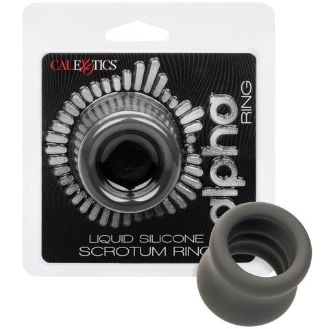 CalExotics Alpha Liquid Silicone Scrotum Ring - Extreme Toyz Singapore - https://extremetoyz.com.sg - Sex Toys and Lingerie Online Store - Bondage Gear / Vibrators / Electrosex Toys / Wireless Remote Control Vibes / Sexy Lingerie and Role Play / BDSM / Dungeon Furnitures / Dildos and Strap Ons &nbsp;/ Anal and Prostate Massagers / Anal Douche and Cleaning Aide / Delay Sprays and Gels / Lubricants and more...
